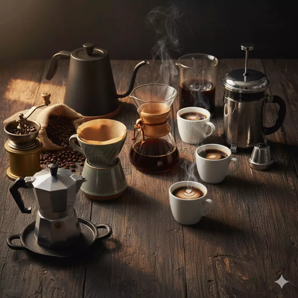 So many different ways to make coffee